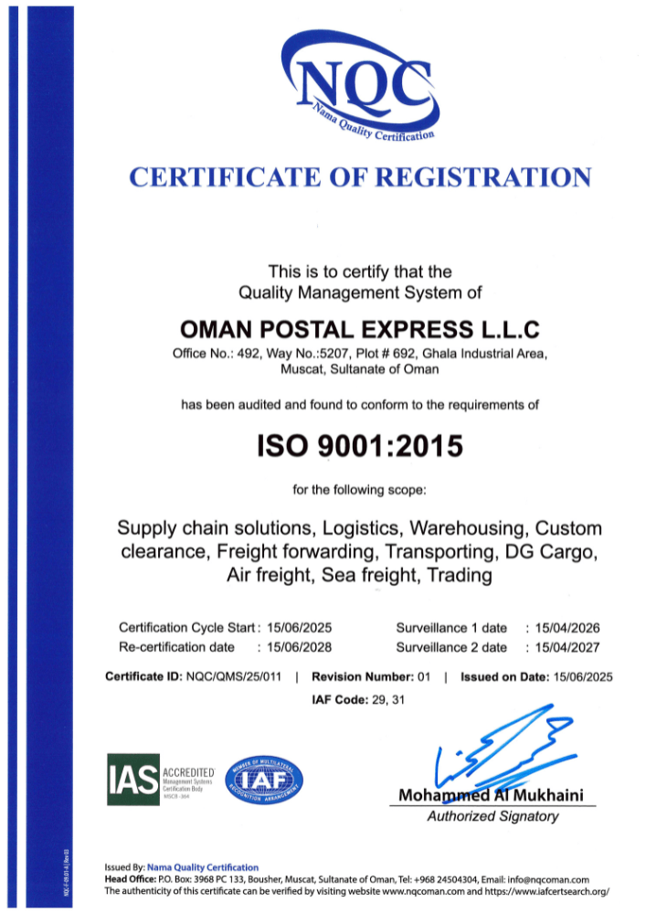 Certified for maintaining the highest standards in quality management systems.